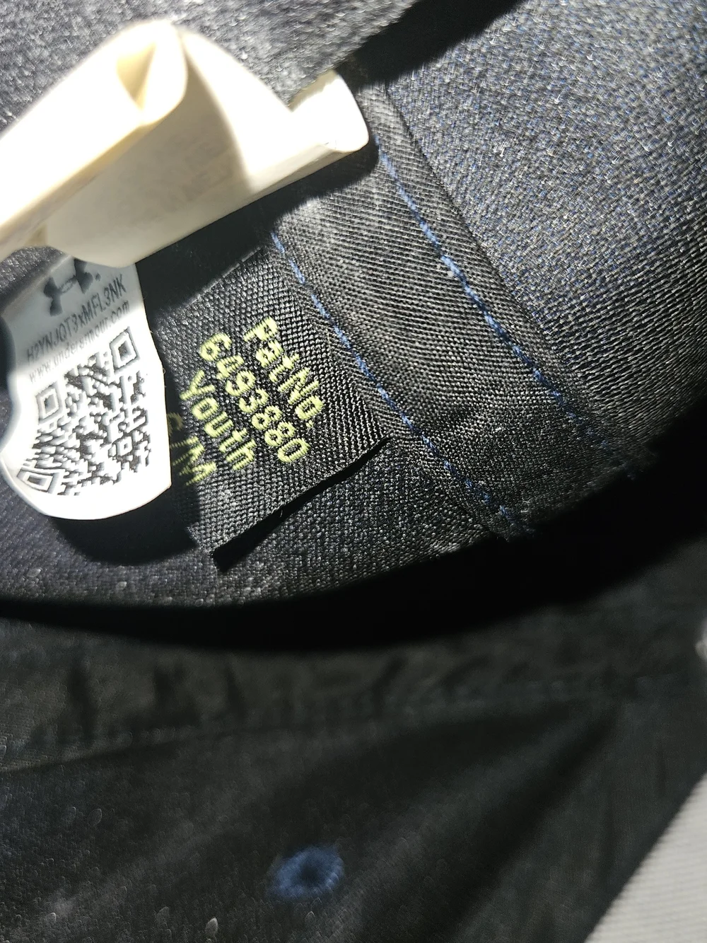 Under Armour Navy Blue Cap with Yellow Logo